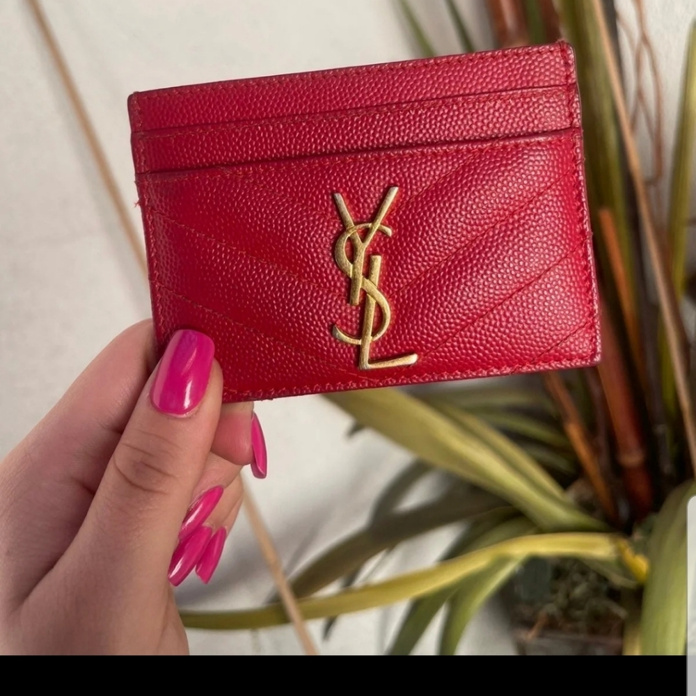 YSL Saint Laurent Card Holder Wallet